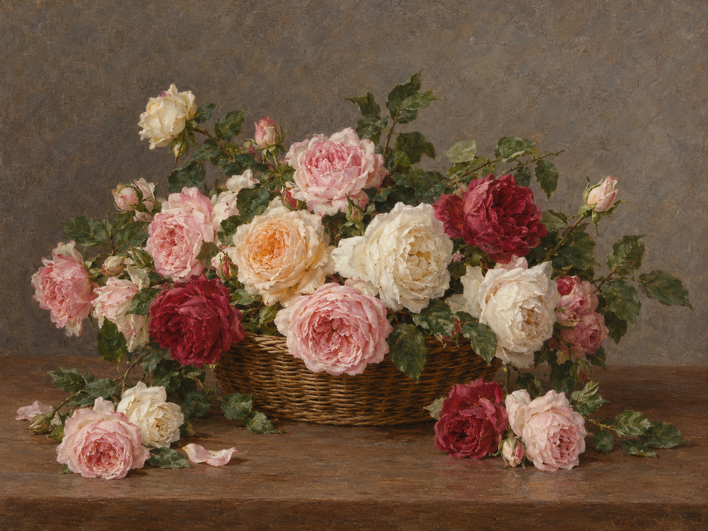 Henri Fantin-Latour – Rózsakosár