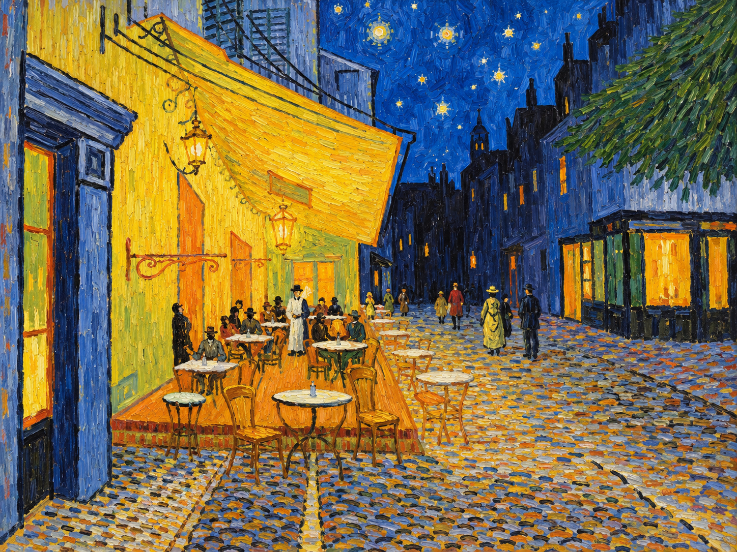 Vincent van Gogh – Kávéház terasza este